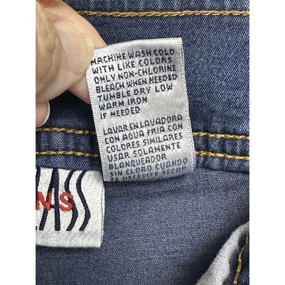 Bill Blass Jeans Women’s 14 Blue High Rise Bermuda Shorts Stretch Denim Cotton - Picture 5 of 12